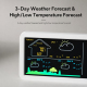 Station Météo Sans Fil Avec Capteur Extérieur Horloge Numérique Prévisions À 3 Jours Et 3 Alarmes - www.yonis-shop.com