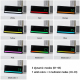 Réveil Numérique LED Grand Affichage Avec Lumière RGB Réactive Au Son Double Alarme Et Port USB - www.yonis-shop.com