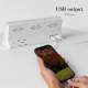 Réveil Numérique LED Grand Affichage Avec Lumière RGB Réactive Au Son Double Alarme Et Port USB - www.yonis-shop.com