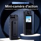 Caméra Corporelle 2K 1080P Objectif Rotatif À 180° Stabilisation 5 Axes Vision Nocturne Autonomie 5 Heures - www.yonis-shop.com
