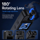 Caméra Piéton 2K Pour Sport Et Surveillance Avec Lentille Rotative À 180° Stabilisation 5 Axes Et Vision Nocturne - www.yonis...