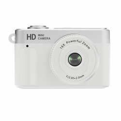 Caméra Numérique Miniature Photo Et Vidéo 1080P Ultra Légère Avec Zoom 16X Recharge Type C Et Stockage 128 Go