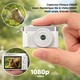 Caméra Numérique Miniature Photo Et Vidéo 1080P Ultra Légère Avec Zoom 16X Recharge Type C Et Stockage 128 Go - www.yonis-sho...