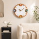 Horloge Murale Décorative Silencieuse À Mouvement Continu En Bois Multicolore Avec Design 3D 37 Cm - www.yonis-shop.com