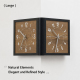 Horloge Murale D’Angle Double Face Pour Salon Quartz Silencieux Installation Sans Perçage Style Bois Rétro - www.yonis-shop.com