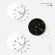 Horloge Murale Décorative Minimaliste En Bois Silencieuse Avec Design 3D 60 x 53 cm Pose Sans Perçage - www.yonis-shop.com