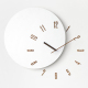 Horloge Murale Décorative Minimaliste En Bois Silencieuse Avec Design 3D 60 x 53 cm Pose Sans Perçage - www.yonis-shop.com