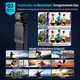 Caméra Piétonne WiFi 1080P Pour Sport Avec Objectif Rotatif 270° Clip Et Autonomie 12 Heures - www.yonis-shop.com