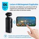 Caméra Piétonne WiFi 1080P Pour Sport Avec Objectif Rotatif 270° Clip Et Autonomie 12 Heures - www.yonis-shop.com