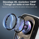 Vidéoprojecteur Home Cinéma 1080P Avec Autofocus Correction De Trapèze Automatique WiFi 6 Bluetooth 5.4 Android 11 - www.yoni...