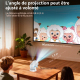 Vidéoprojecteur Home Cinéma 1080P Avec Autofocus Correction De Trapèze Automatique WiFi 6 Bluetooth 5.4 Android 11 - www.yoni...