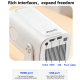 Vidéoprojecteur Home Cinéma 1080P Avec Autofocus Correction De Trapèze Automatique WiFi 6 Bluetooth 5.4 Android 11 - www.yoni...