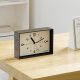 Horloge De Table Décorative Pour Salon Ou Bureau À Mouvement Silencieux Cadran Acrylique Anti-Poussière Et Base Stable - www....