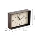 Horloge De Table Décorative Pour Salon Ou Bureau À Mouvement Silencieux Cadran Acrylique Anti-Poussière Et Base Stable - www....
