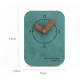 Petite Horloge De Table Et Murale En Bois Noire Silencieuse Avec Support Intégré 13 X 10 Cm Pour Bureau Et Chevet - www.yonis...
