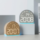 Réveil Numérique LED De Chevet Avec Veilleuse Ambiante À 3 Niveaux Double Alarme Température Et Luminosité Automatique - www....