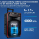 Enceinte Karaoké Portable Bluetooth 80 W Avec 2 Micros UHF Éclairage RGB Et Batterie 6 À 12 H Sur Roulettes - www.yonis-shop.com