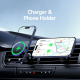 Support Téléphone Voiture Magnétique À Recharge Sans Fil 15 W Qi 18 Aimants N52 360° Pour Grille D’Aération - www.yonis-shop.com