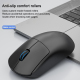 Souris Sans Fil 2.4 GHz Pour Bureau Et Gaming Blanche Ergonomique Portée 10 Mètres 1 Million De Clics - www.yonis-shop.com