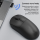 Souris Sans Fil 2.4 GHz Pour Bureau Et Gaming Blanche Ergonomique Portée 10 Mètres 1 Million De Clics - www.yonis-shop.com