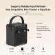 Enceinte Bluetooth Karaoké Portable Avec Deux Microphones Lumières Colorées Et Batterie 2000 mAh - www.yonis-shop.com