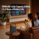 Enceinte Bluetooth Karaoké Portable Avec Deux Microphones Lumières Colorées Et Batterie 2000 mAh - www.yonis-shop.com