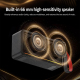 Enceinte Bluetooth Portable Rétro Beige Avec Appairage Stéréo TWS Son Surround Immersif Autonomie Jusqu’à 5 Heures Bluetooth ...