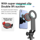 Trépied Téléphone Magnétique 4 En 1 Avec Perche Selfie 1.7 M Télécommande Bluetooth Rotation 360° Pliable 343 G - www.yonis-s...