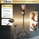 Perche Selfie Avec Trépied À Ouverture Automatique Pour Smartphone Télécommande Bluetooth Rotation 360° 135 Cm - www.yonis-sh...