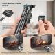 Perche Selfie Avec Trépied À Ouverture Automatique Pour Smartphone Télécommande Bluetooth Rotation 360° 135 Cm - www.yonis-sh...
