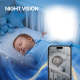 Caméra Bébé Connectée 4MP Avec Détection Intelligente Vision Nocturne Et Audio Bidirectionnel - www.yonis-shop.com