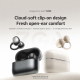 Écouteurs Sans Fil À Clip D’Oreille Pour Musique Et Appels Bluetooth 6.0 Réduction De Bruit Transducteur Dynamique 11 Mm - ww...