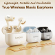 Écouteurs Bluetooth Sans Fil Semi Intra Auriculaires Pour Musique Et Appels Micro Double ENC Basses HiFi Autonomie 5 H - www....