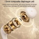 Écouteurs Bluetooth Semi Intra Auriculaires Avec Réduction De Bruit IA Version 5.4 Basses HiFi Appels Clairs - www.yonis-shop...