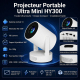 Mini Vidéoprojecteur Portable Pour Maison Et Camping Android 13 720p Ultra Courte Focale 360° Projection 150 Pouces - www.yon...