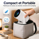Mini Vidéoprojecteur Portable Pour Maison Et Camping Android 13 720p Ultra Courte Focale 360° Projection 150 Pouces - www.yon...