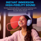 Casque Audio Gaming Sans Fil Avec Micro LIGHTSPEED Son 24 Bits Réduction De Bruit Par IA Autonomie 24 Heures Bluetooth - www....