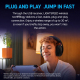 Casque Audio Gaming Sans Fil Avec Micro LIGHTSPEED Son 24 Bits Réduction De Bruit Par IA Autonomie 24 Heures Bluetooth - www....