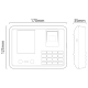 Pointeuse Biométrique 5 Modes D’Authentification Reconnaissance Faciale Empreinte Digitale Export USB - www.yonis-shop.com