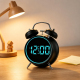 Réveil Digital À Double Cloche Très Sonore Avec Anneau LED Lumineux USB Et Piles Pour Chevet - www.yonis-shop.com