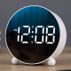 Réveil Numérique LED Rond Avec Double Alarme Luminosité Réglable Et Alimentation USB Ou Piles - www.yonis-shop.com