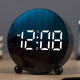 Réveil Numérique LED Rond Avec Double Alarme Luminosité Réglable Et Alimentation USB Ou Piles - www.yonis-shop.com