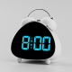 Réveil Numérique À Double Cloche Pour Gros Dormeurs Sonnerie Mécanique Forte Écran LED Grand Fonctionnement Silencieux - www....