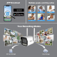 Caméra De Surveillance Extérieure 5MP Avec Vision Nocturne Couleur Audio Bidirectionnel Et WiFi Bi-Bande 2,4G 5G - www.yonis-...