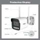 Caméra De Surveillance Extérieure 5MP Avec Vision Nocturne Couleur Audio Bidirectionnel Et WiFi Bi-Bande 2,4G 5G - www.yonis-...