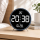 Réveil Numérique LED 8,3 Pouces Double Alarme Luminosité Réglable Température Date USB Pose Murale Ou Bureau