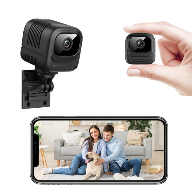 Caméra De Surveillance WiFi Vision Nocturne Infrarouge Détection De Mouvement 1080p Grand Angle Batterie 1200 mAh - www.yonis...