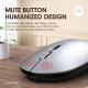 Souris Sans Fil Rechargeable Silencieuse Bluetooth 5.0 Et 2.4G USB-C 3 DPI Molette Aluminium 3D Affichage 2 - www.yonis-shop.com