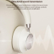 Casque Audio Bluetooth Circumaural À Réduction De Bruit Intelligente 50 Heures Faible Latence Gaming Double Connexion - www.y...