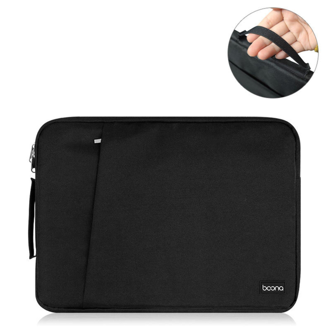 Housse Ordinateur Portable 15,6 Pouces Imperméable En Tissu Oxford Doublure Peluche Et Poche Accessoires - www.yonis-shop.com